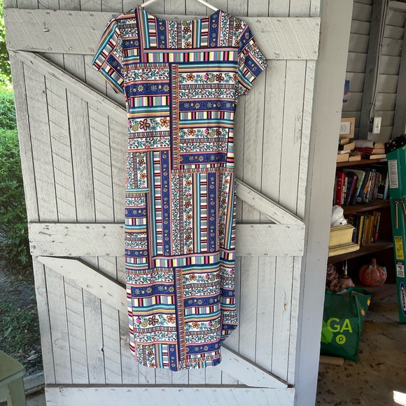 Nina Leonard Floral Print Dress size M - Picture 8 of 8